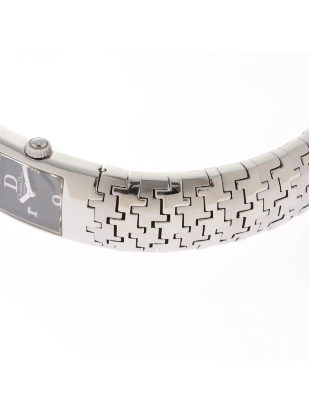 Dior Ific Watch SS Stainless Steel Black Dial